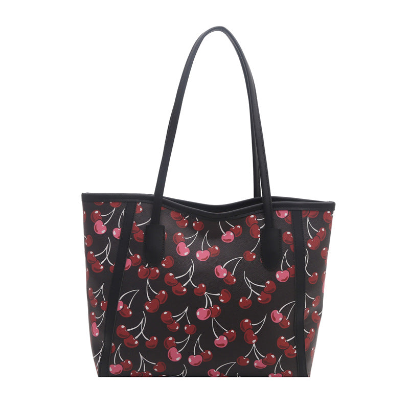 Kirsch-Print Tragetasche