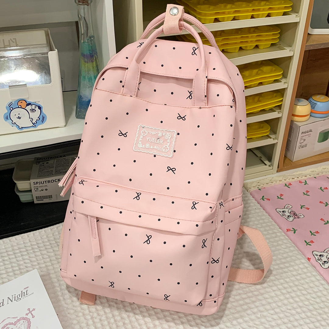Stylischer gepunkteter Rucksack Karnz