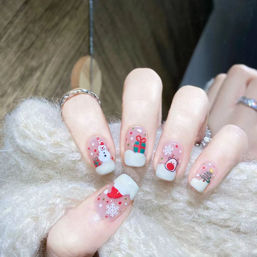 Festliches Feiertags-Nagelkunst-Set