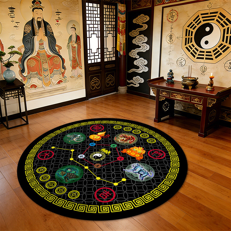 Runde Feng Shui Teppich