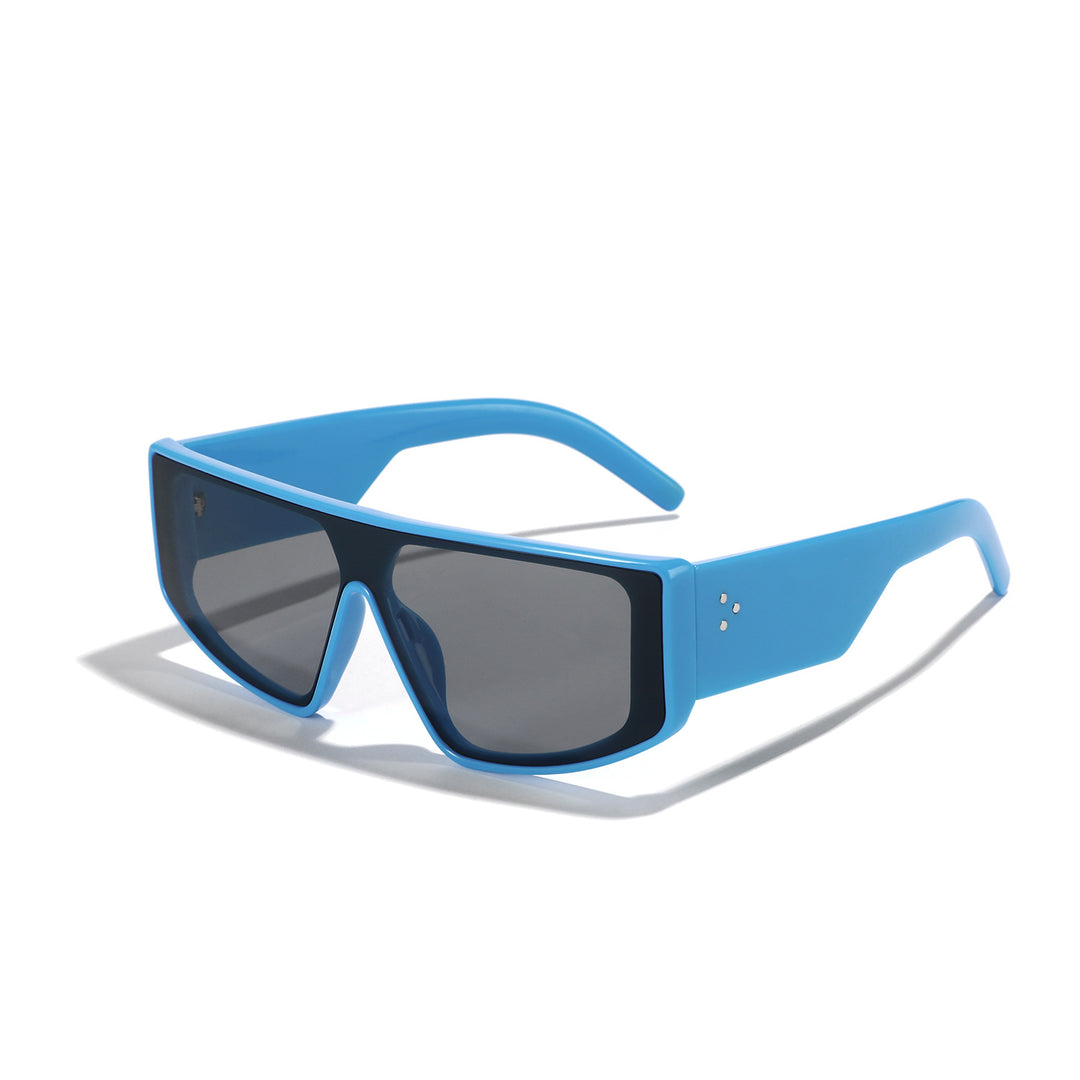 Damen futuristische Oversized-Sonnenbrille Karnz