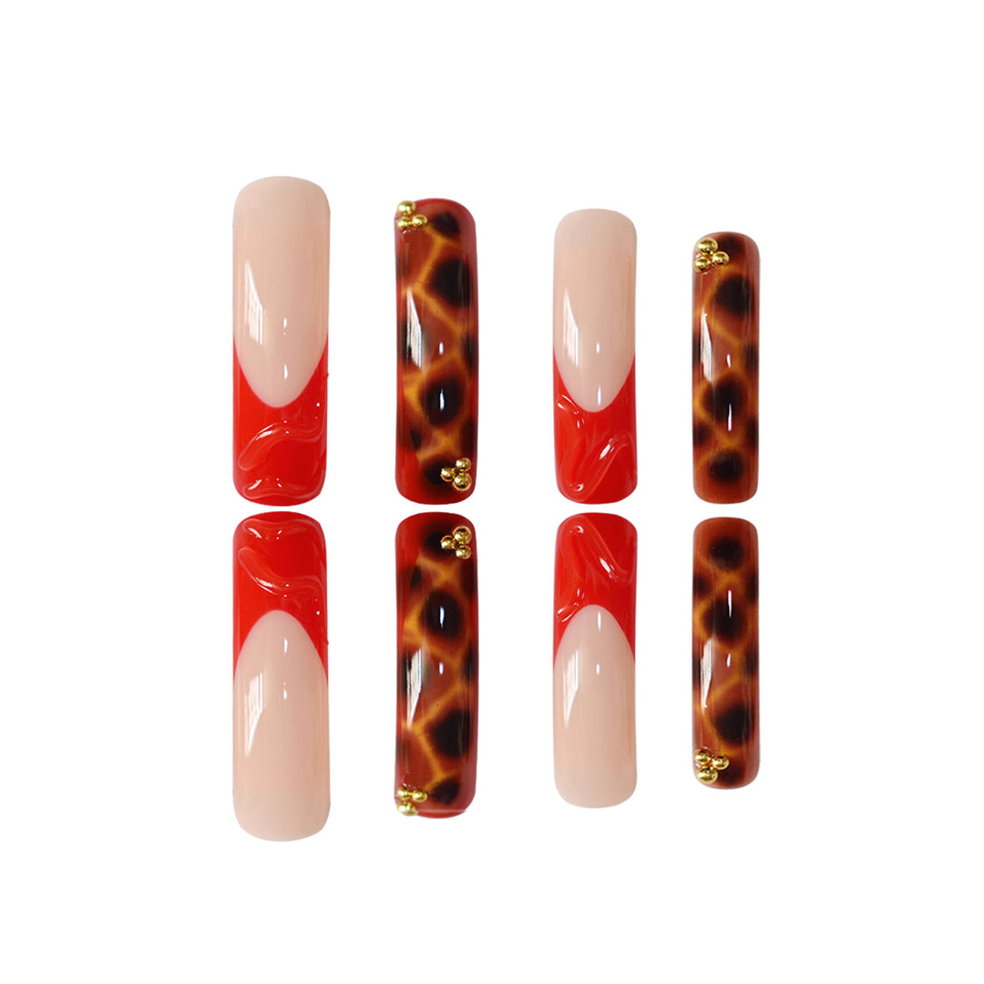 Kreative Acryl Press-On Nagelkunst Karnz