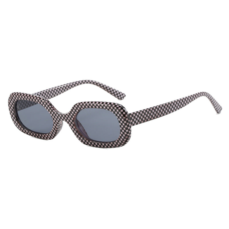 Damen oversized Sonnenbrille mit ausgefallenem Muster Karnz