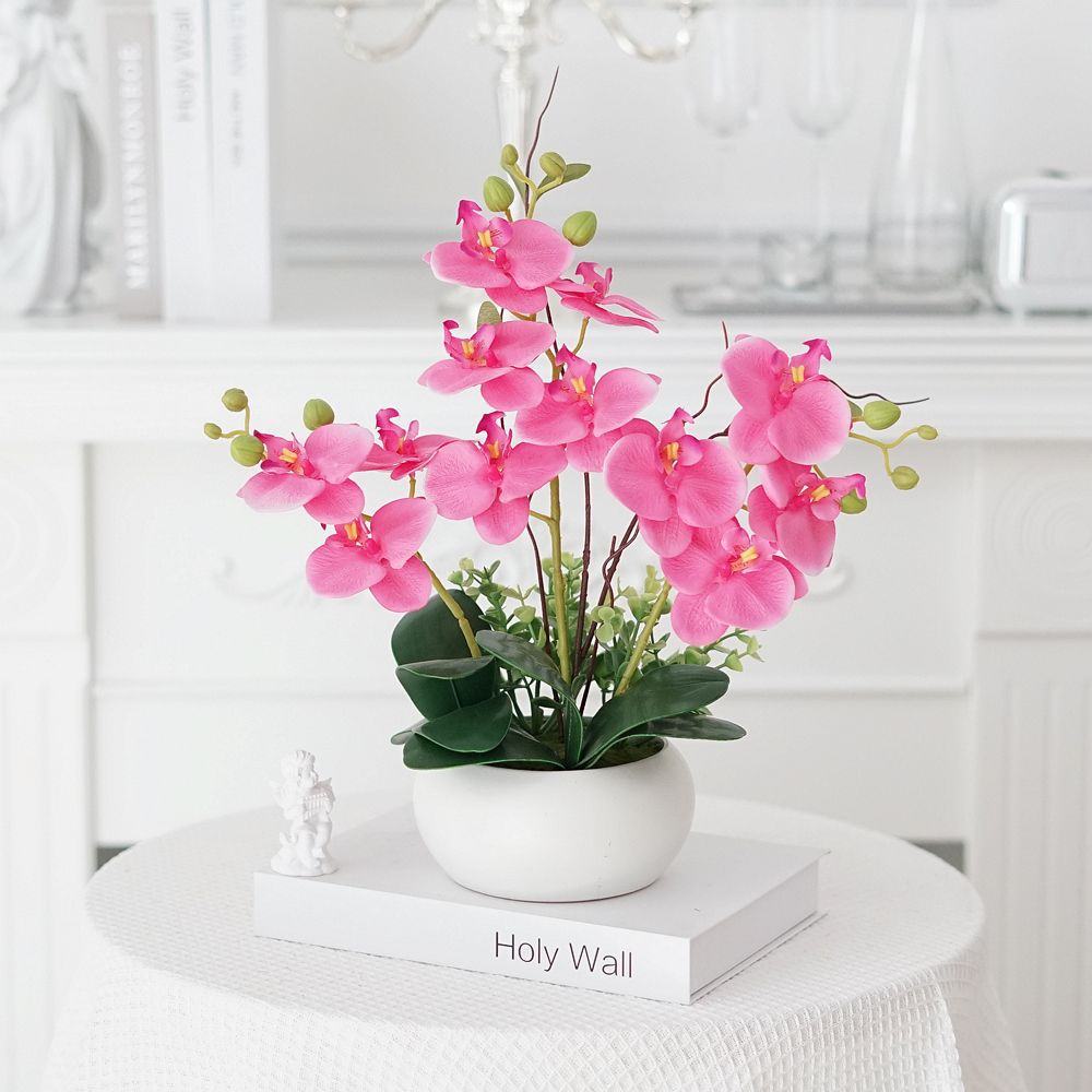Realistische künstliche Orchideen Dekoration