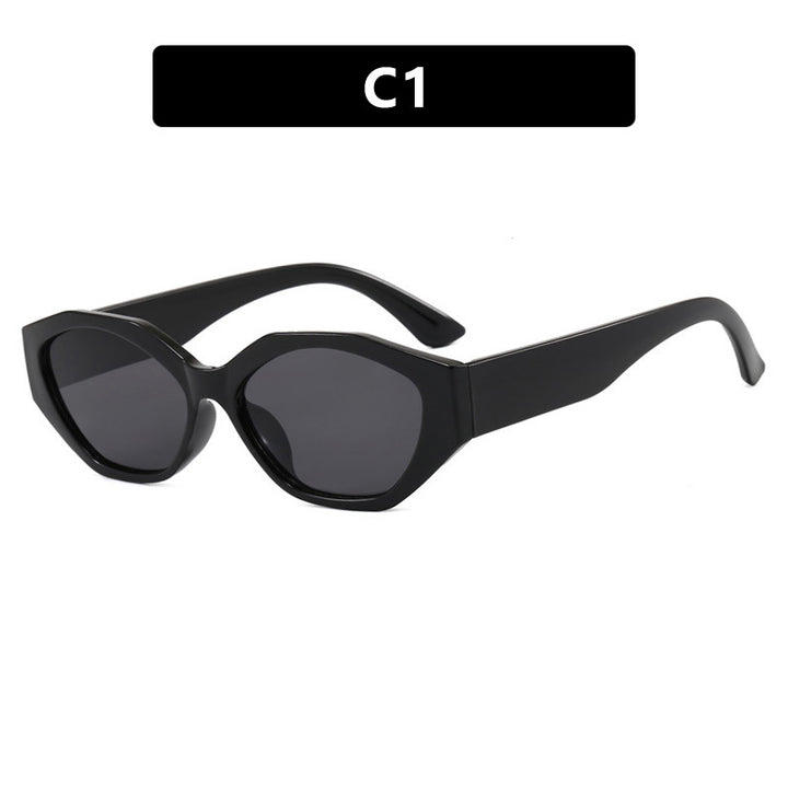 Damen stilvolle Sonnenbrille im modern geometrischen Design mit schützendem UV-Filter Karnz