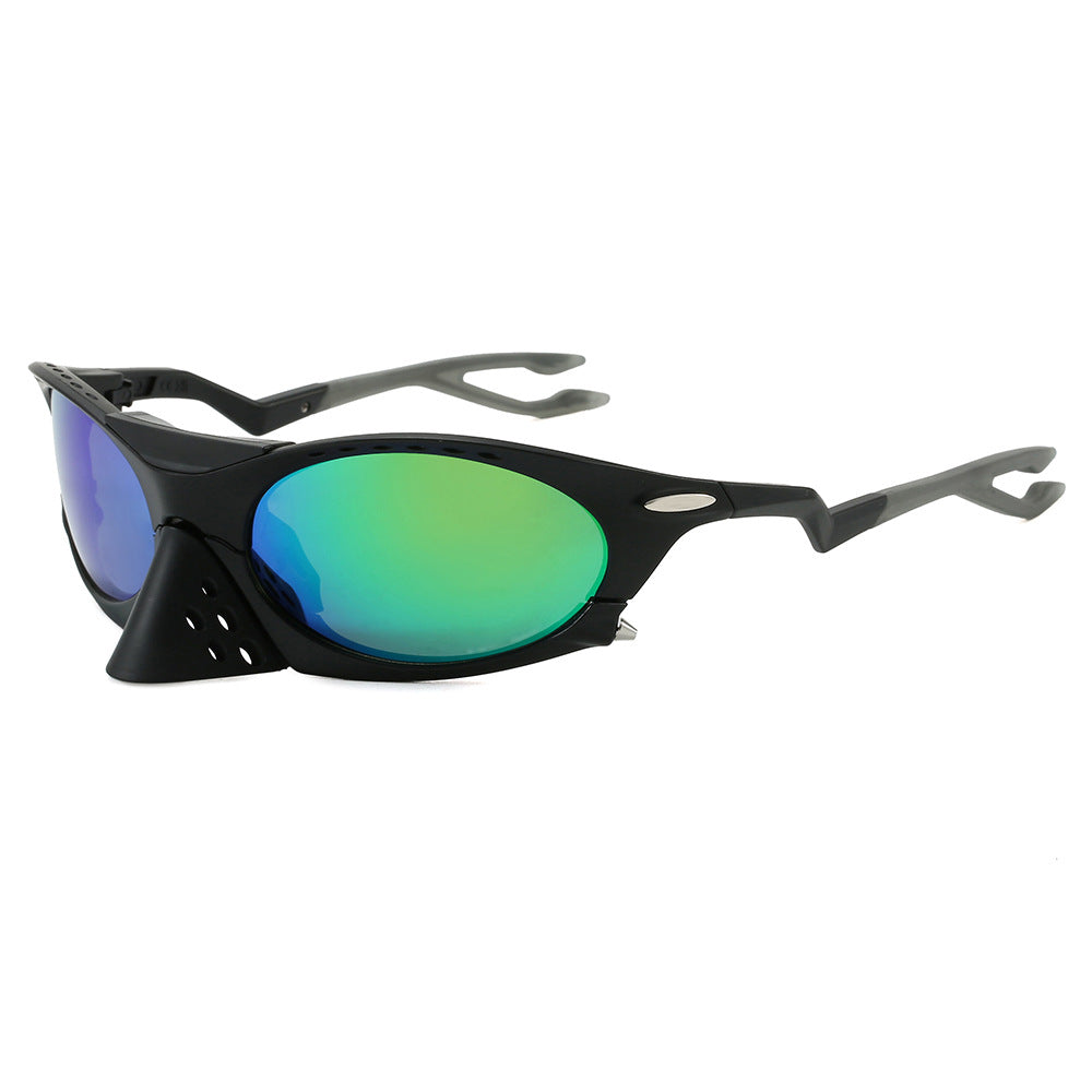 Damen Sportliche Multifunktions-Sonnenbrille Karnz
