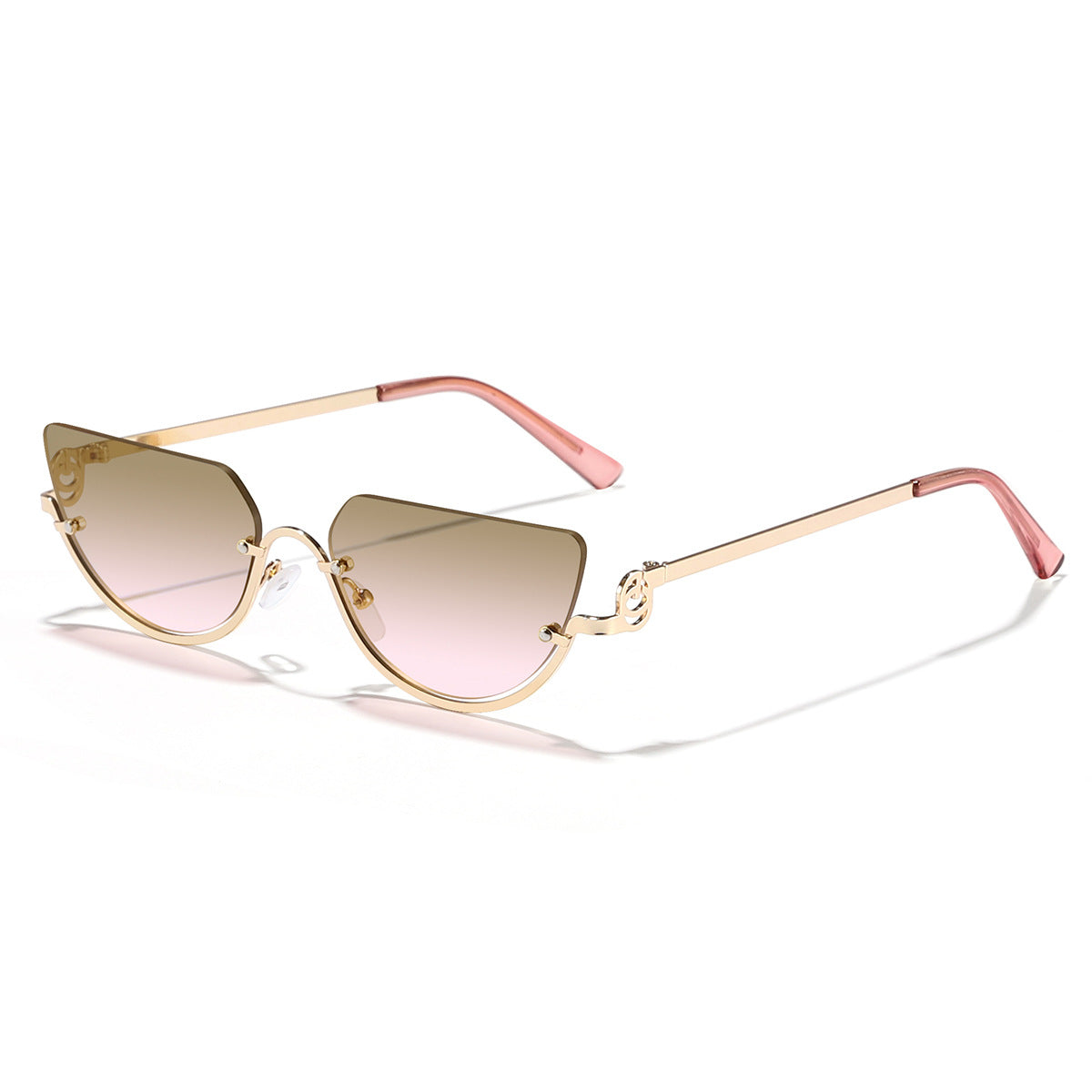 Damen Design-Sonnenbrille mit innovativem Cat-Eye-Rahmen Karnz