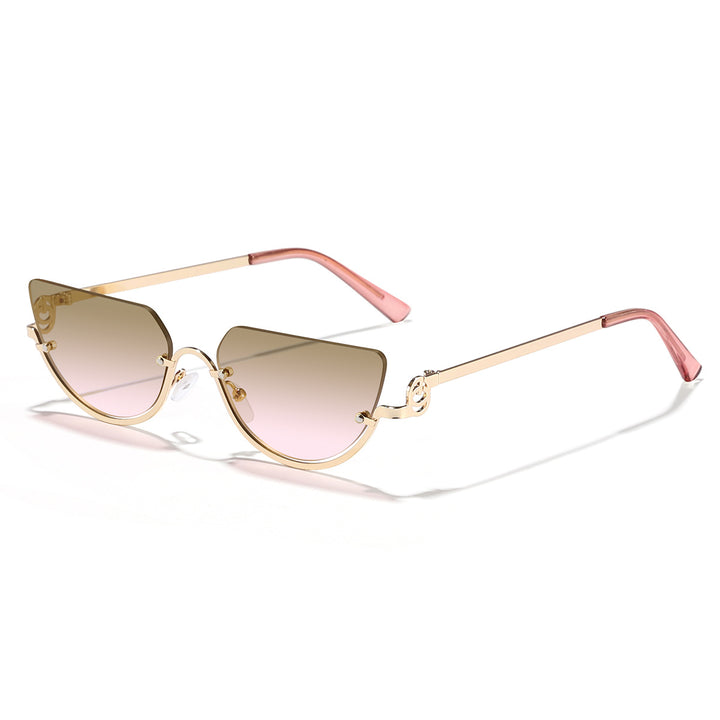 Damen Design-Sonnenbrille mit innovativem Cat-Eye-Rahmen Karnz
