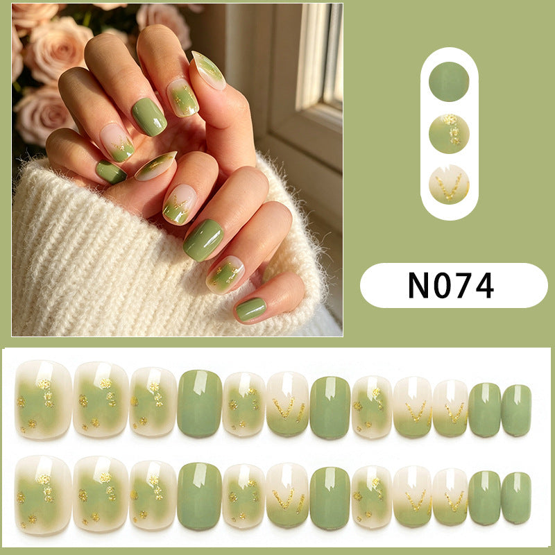 Geometrisches Muster Press-On Nagelset