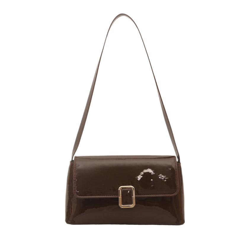 Elegante Lackleder-Handtasche
