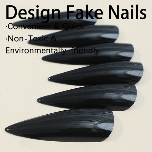 Kunstnagelset mit elegantem spitzen Design Karnz