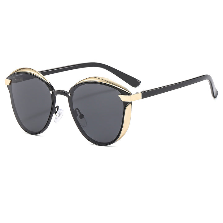 Damen Designer-Sonnenbrille mit edlem Facettendesign und hochwertigem UV-Schutz Karnz