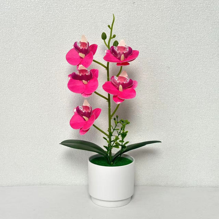 Künstliches Orchideen-Blumengesteck für Wohnkultur und Präsentation