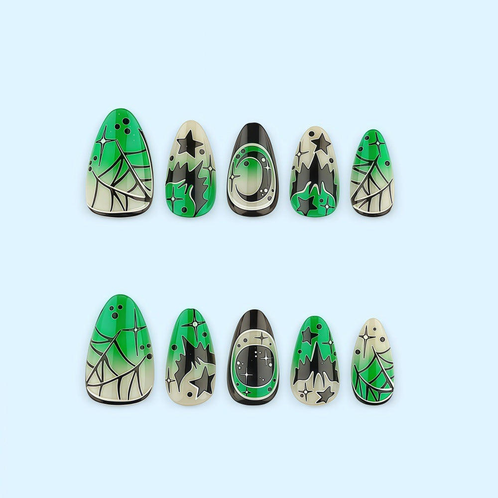 Kreative Kunstnägel im Halloween-Design Karnz