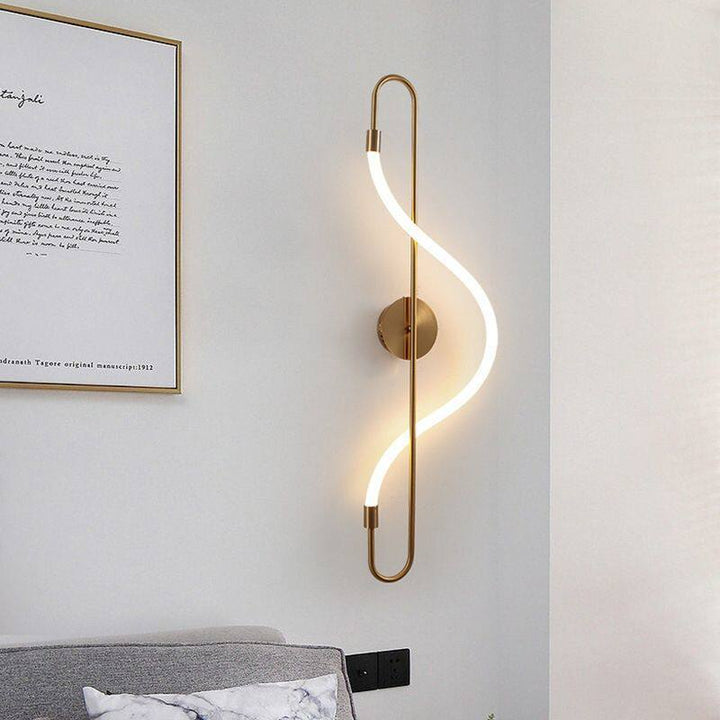 Künstlerische LED-Wandlampe