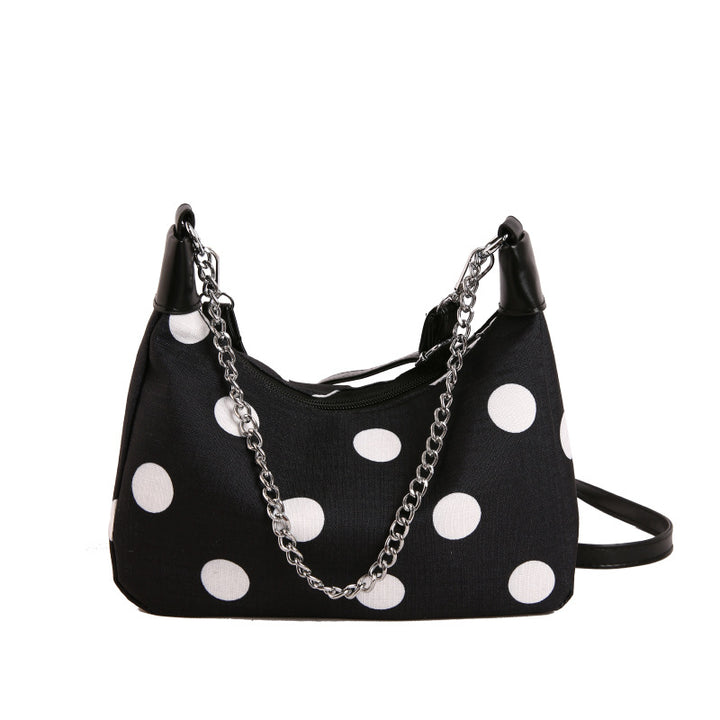 WoPolka Dot gemustertes Crossbody-Handtasche Karnz