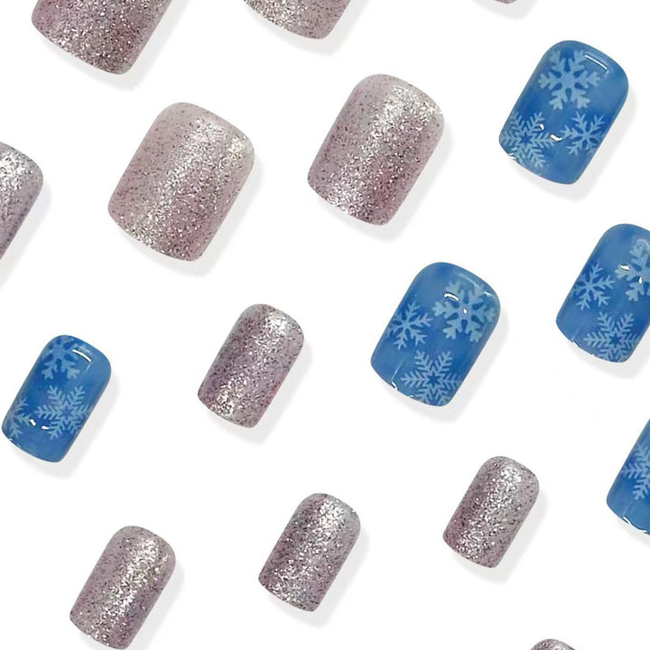 Winter-Themen Druck-Nagelkunst Karnz