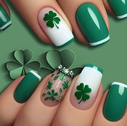 Elegante Lange Acryl Nagelverlängerungen Karnz