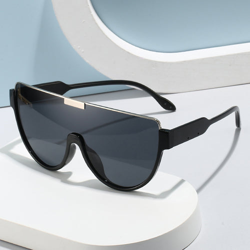 Damen Modische Sport-Sonnenbrille im futuristischen Design Karnz