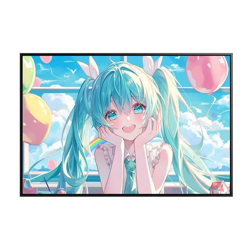 Anime-Themen Illustrierte Leinwand Kunstdruck Karnz