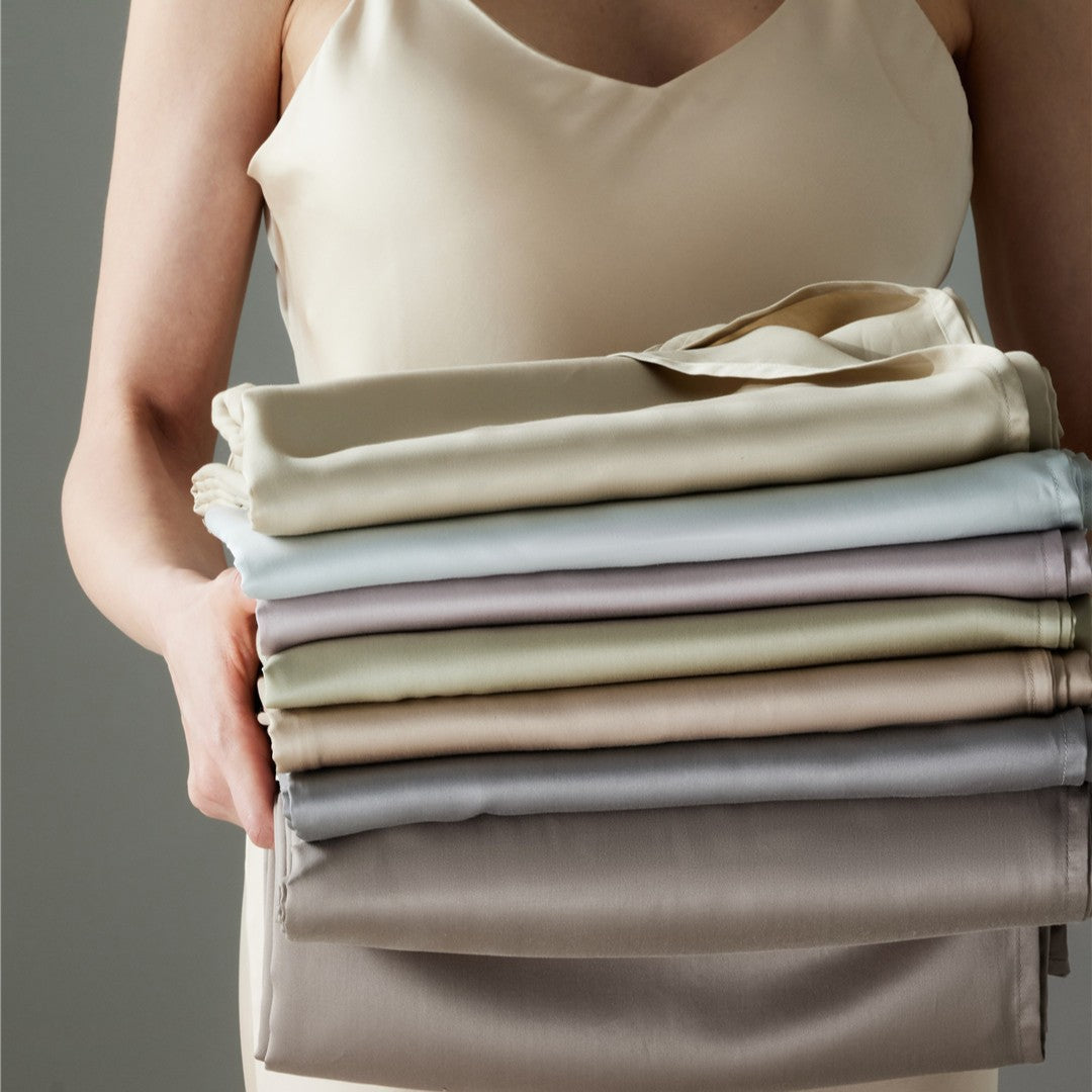 Maulbeere Seide Satin Bettwäsche Set