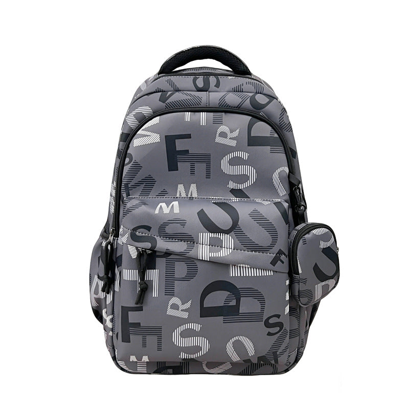 Stylischer Rucksack mit Buchstabenaufdruck Karnz