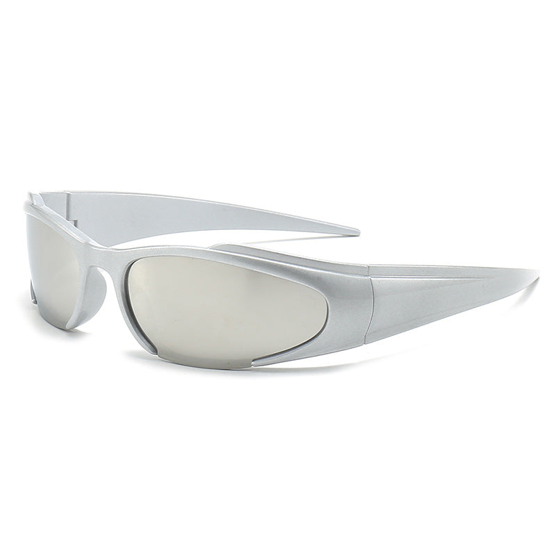 Damen sportliche Sonnenbrille im modernen Design Karnz