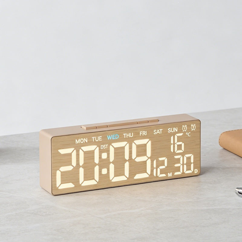 Digitaler Wecker mit Temperatursensor und Dateianzeige Karnz