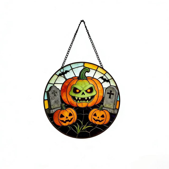 Dekorative Totenkopf Buntglas Wandkunst Karnz