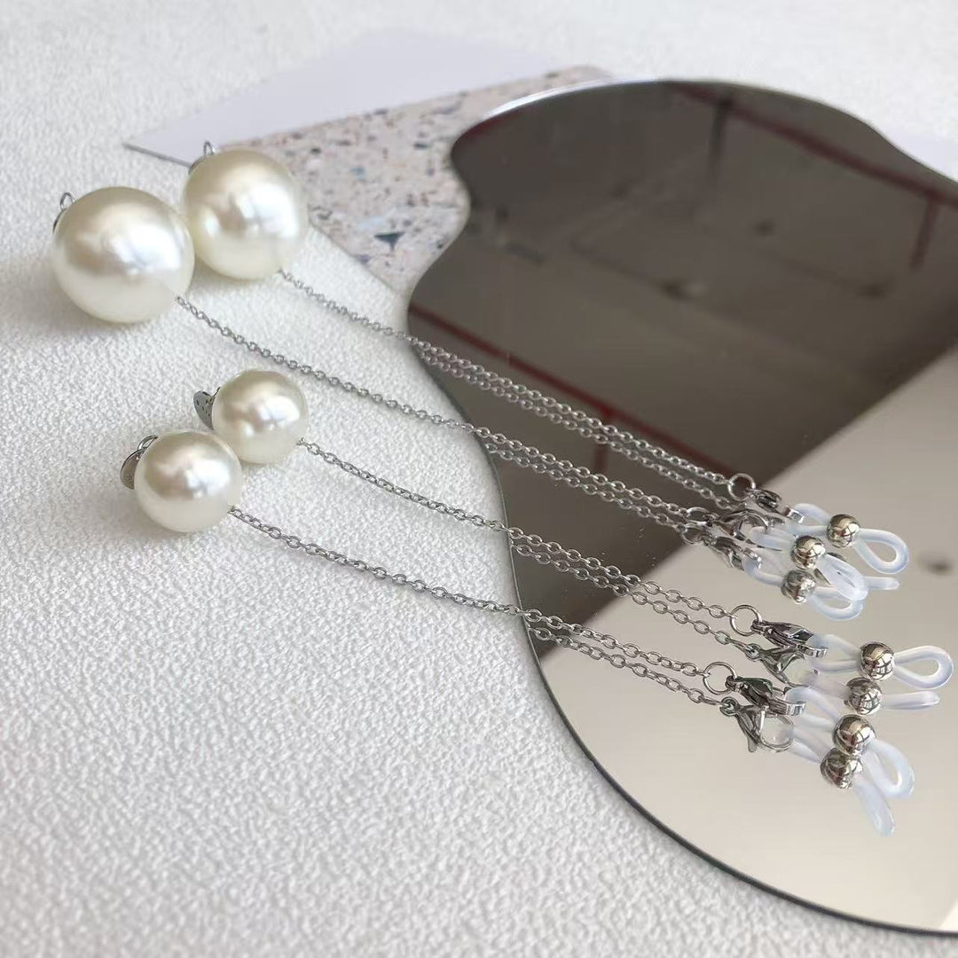 Elegante Perlen Tropfen Ohrringe Karnz