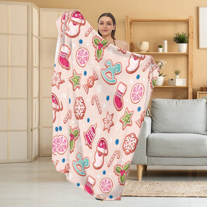 Gemütliche Halloween-Themen Fleece Decke