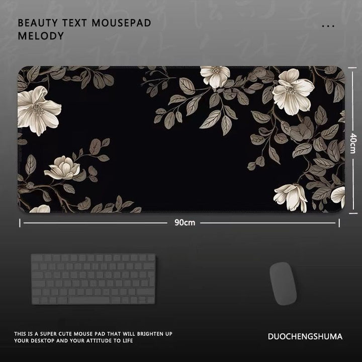 Florales Design Schreibtischunterlage
