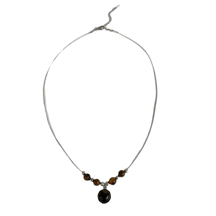 Tiger Eye Anhänger Necklace Karnz