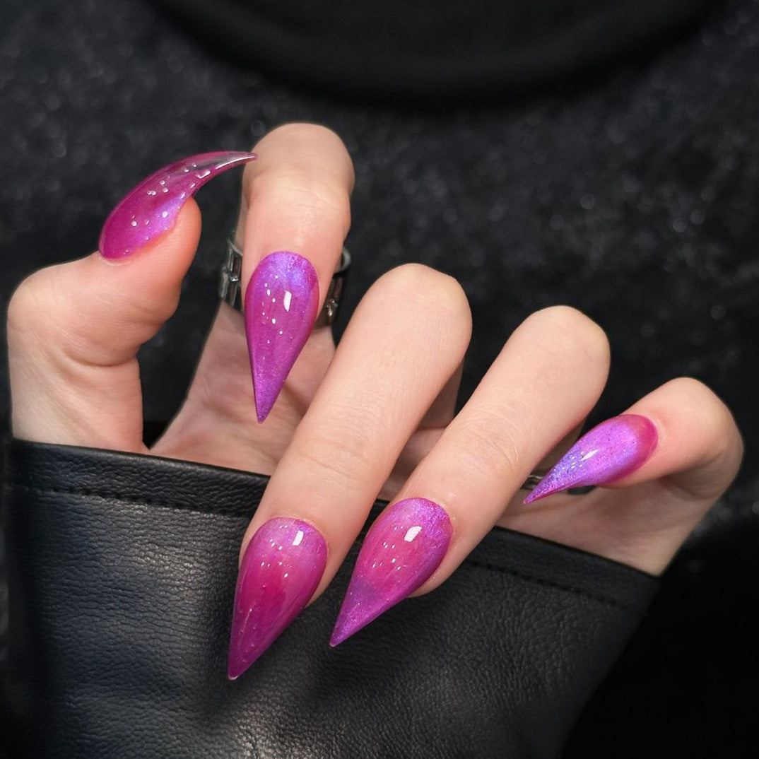 Glamouröse Stiletto Druck-Nägel