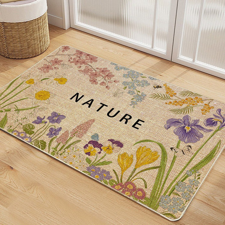 Florales inspirierendes Teppichläufer