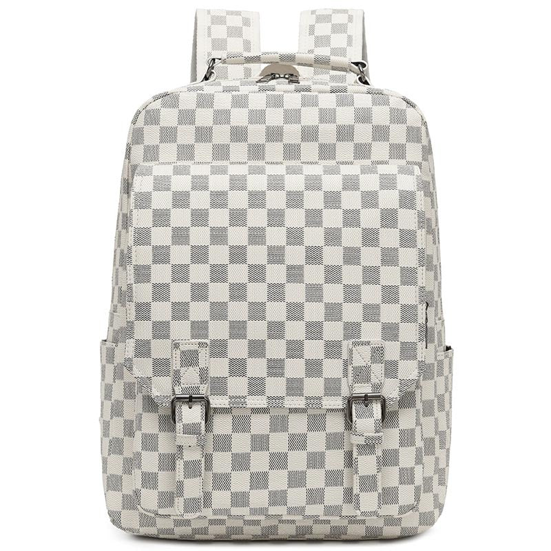 Stilvolle Schachbrett-Laptop-Rucksack Karnz