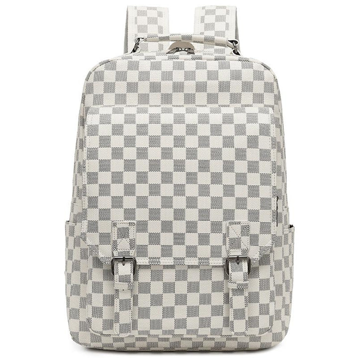 Stilvolle Schachbrett-Laptop-Rucksack Karnz