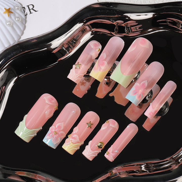 Floral Artisan Press-On Nail Set Karnz