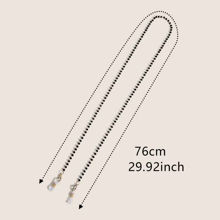 Elegante Perlen Brillenhalterkette Karnz