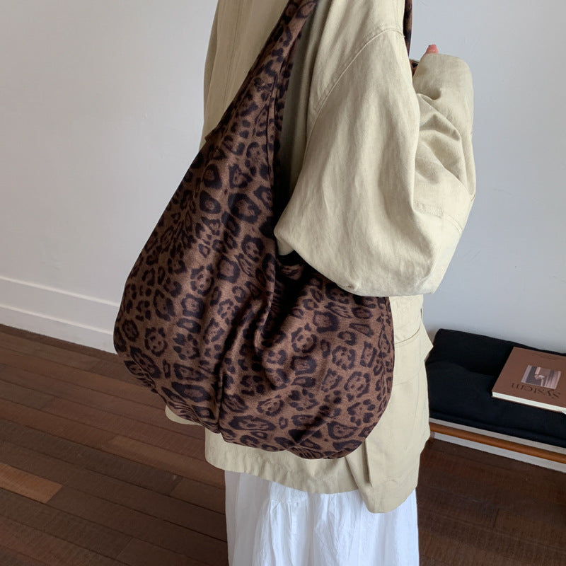 Weiche Wildleder Schlappe Tote Bag