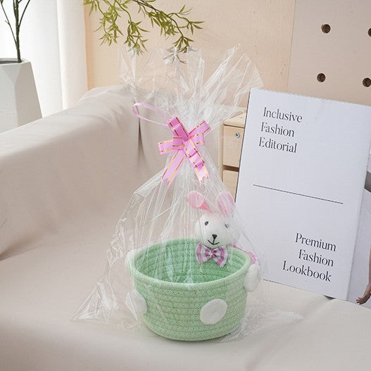 Kuscheliger Aufbewahrungskorb mit Bärenmotiv Karnz
