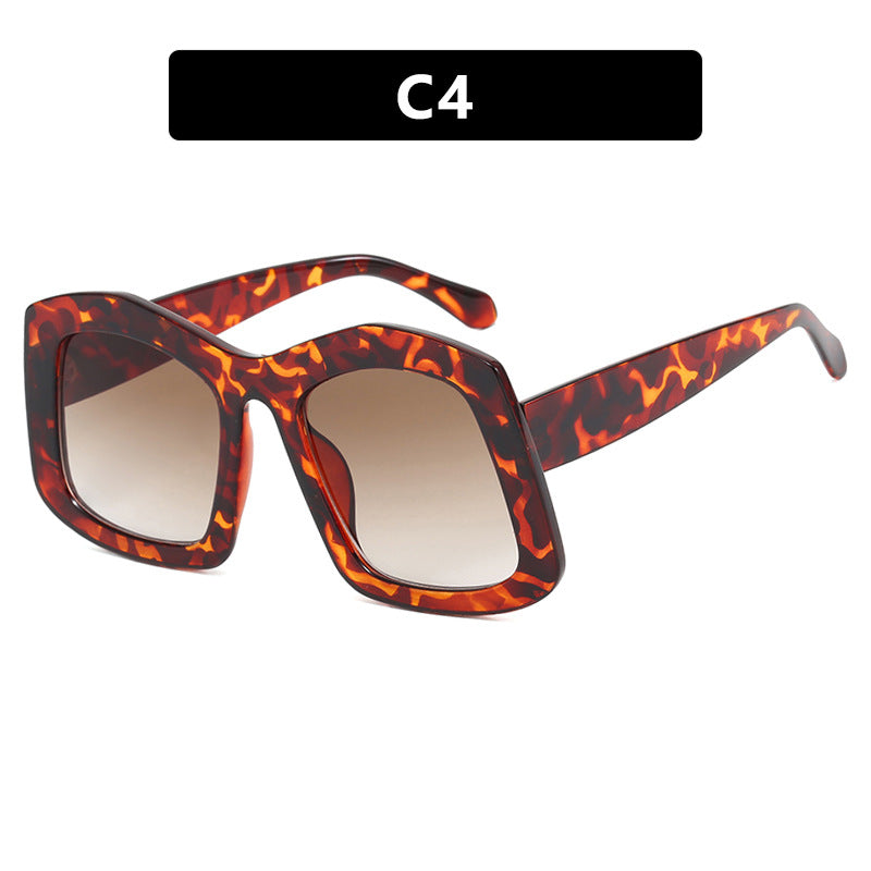 Damen große Sonnenbrille mit modischem Design und UV-Schutz Karnz