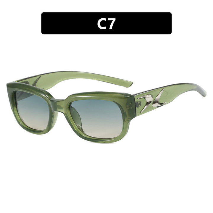 Damen stylische Sonnenbrille mit robustem Rahmen und UV-Schutz Karnz