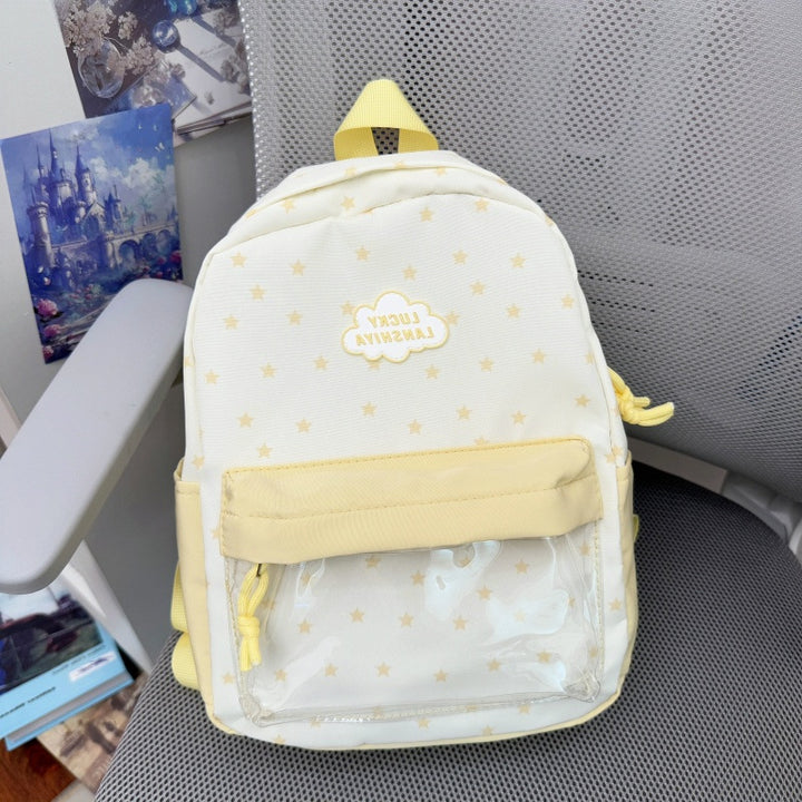 Bequemer Rucksack mit Sternmuster