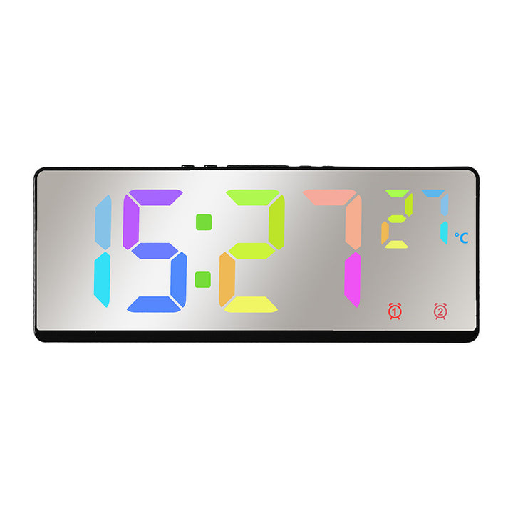 Digitaler Wecker mit Spiegel-Display und Temperaturfunktion Karnz