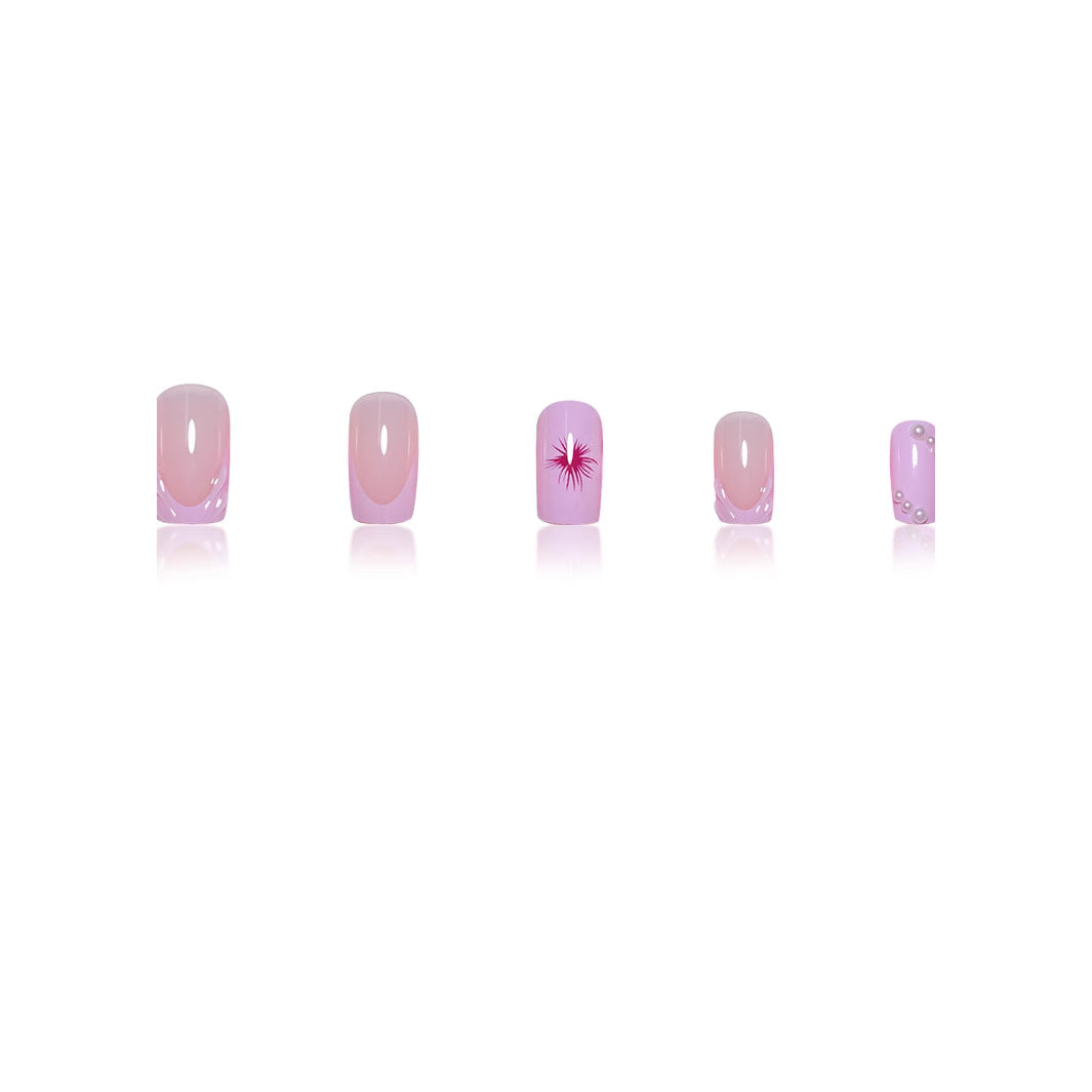 3D Florale Acryl-Nagelverstärkungen Karnz