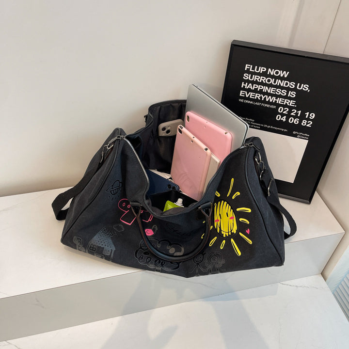 Kreative bedruckte Wochenend-Duffle-Tasche