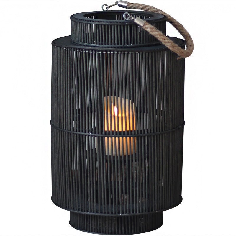 Dekorative Rattan-Laterne Karnz
