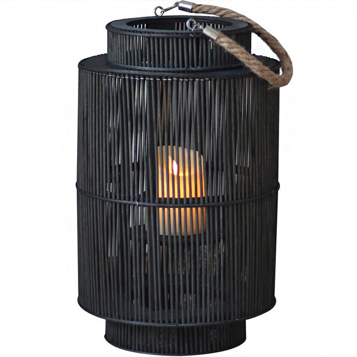 Dekorative Rattan-Laterne Karnz