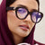 Damen Cat-Eye Sonnenbrille mit goldenen Akzenten und schützendem UV-Filter Karnz